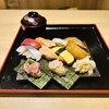 鮨 酒 肴 杉玉 - お昼の握りセット「幸」
