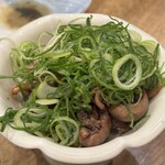 う頂天 - ねぎまみれのうな肝ポン酢