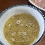 麺処 うきとみ - 塩ぱいたんつけそば、麺大盛り、TP味玉