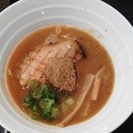 拉麺プカプカ - こってり（豚骨）ラーメン650円　魚介粉末出汁