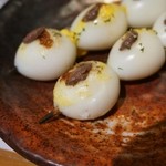 大銀杏 - うずらの半熟感良いですね。