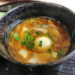 めん処 阿吽 うどん子 - きのこ汁