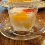 中国料理　王味 - 杏仁豆腐