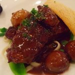 ランチメニュー「若鶏の赤ワイン煮込み」