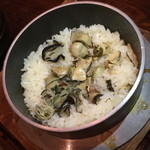 和食　貴山 - 季節の炊き込みご飯「牡蠣」２０１５年２月