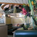 Flames Coffee Shop - トロピカル風な店内内装