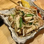 座江戸 - 豚バラ野菜炒め