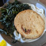 牧のうどん - ◆わかめうどん 丸天トッピング