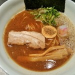 Tsukemen tenka - 仁麺魚ラーメン(750円)・・・コッテリを想像したが、意外にあっさり