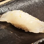 神田江戸ッ子寿司 - 真鯛　塩で