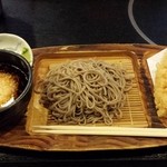 御膳所 琵琶家 本館 - 大海老天とろそば