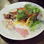 鉄板イタリアンバル Primo - ランチの前菜+サラダ