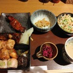 やきとり 荒木山 - 焼鳥重特上1750円（税込）