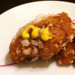 蒲田鳥久 - 蒲田駅東口店と違い、からしを付けてくれました。