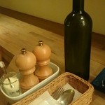 Bar passeggiata - パルメザンチーズ、塩、胡椒。お好みのお味で♪