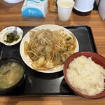 てっぺん食堂 - 「野菜炒め定食」¥1.000