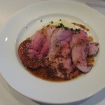 フチテイ ア ヴ - 本日のメインディッシュ）　もち豚のロティ　ソース・ムタール