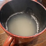日暮し庵 - 蕎麦湯