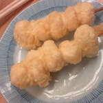 晩杯屋 - にんにく天ぷら１３０円