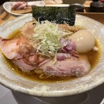 Homemade Ramen 麦苗室町 - 味付玉子地鶏醤油らあめん　