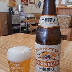めし屋 味孝 - 瓶ビー@\650円