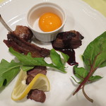 リストランテ ヴォナ フォルトゥーナ - ＜2015年2月＞「ジビエとワインの宴」ジビエの盛合わせ（その壱）