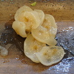 寿司栄 - 瀬戸内産ミル貝の吸管（吸い口）