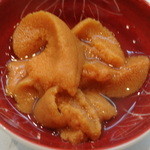 寿司栄 - 厚岸昆布森の馬糞海栗（海水海栗）