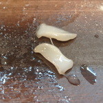 寿司栄 - 鮑の歯