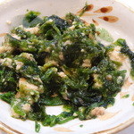 寿司栄 - カワハギの肝を混ぜて