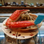 寿司栄 - 輪島産加納蟹（ズワイ蟹）