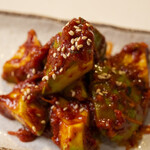 浜松町裏 たれ焼肉のんき - アボカドキムチ