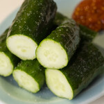 浜松町裏 たれ焼肉のんき - かち割りきゅうり