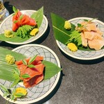 酒呑倶楽部 つなよし - マグロ三種