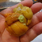 寿司栄 - 紅白海栗