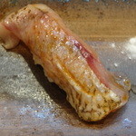 寿司栄 - 喉黒の炙り