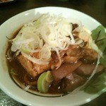 四文屋なん八 - 煮込み豆腐　350円