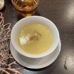 是的菜館 - 　A.Bコース　コーンスープ　おかわり可