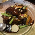 是的菜館 - メイン　銘柄ポークの黒酢酢豚　