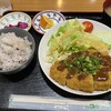 庄原食堂 - 料理写真:とんかつ定食  味噌ダレ 1000円税抜