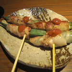 鶏家 たちばな - おくら巻き