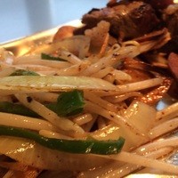 鉄板焼ステーキ世里花 - 付け合せの野菜