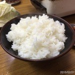 空 - 2015.2.21(土)20時90分制　ホソ、ホソ、ホソ、ホソ！450円他(^o^)/　私はホソと白飯で完結。