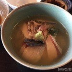割烹旅館　志みず - 2015.2.22(日)12時7名ランチ1万円超満腹足コース(^^♪