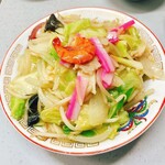 九州ラーメン友理 - 皿うどん　細麺（パリパリ）　1,200円