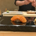 鮨 Amato 裏難波 - 熟成サーモン