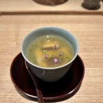 炭焼 おかげさん - 高坂鷄鰹だしの茶碗蒸し