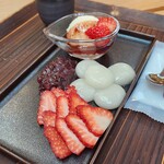 発酵食堂やぎさわ - いちごのプレート