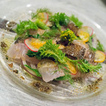 セラフィーノ - カマスのカルパッチョ