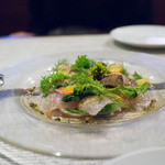 セラフィーノ - カマスのカルパッチョ